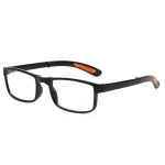 Folding Reading Glasses with Case Anti Blue Light Eyeglasses Presbyopia Retro Unisex Pocket Glasses Portable Glasses Men Women 3