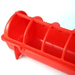 Plastic Flip-Top Poultry Bird Feeder Ground Chicken Bird Feeder Trough Pheasant feeding bucket Quality Chick 20/30/40/50cm 4