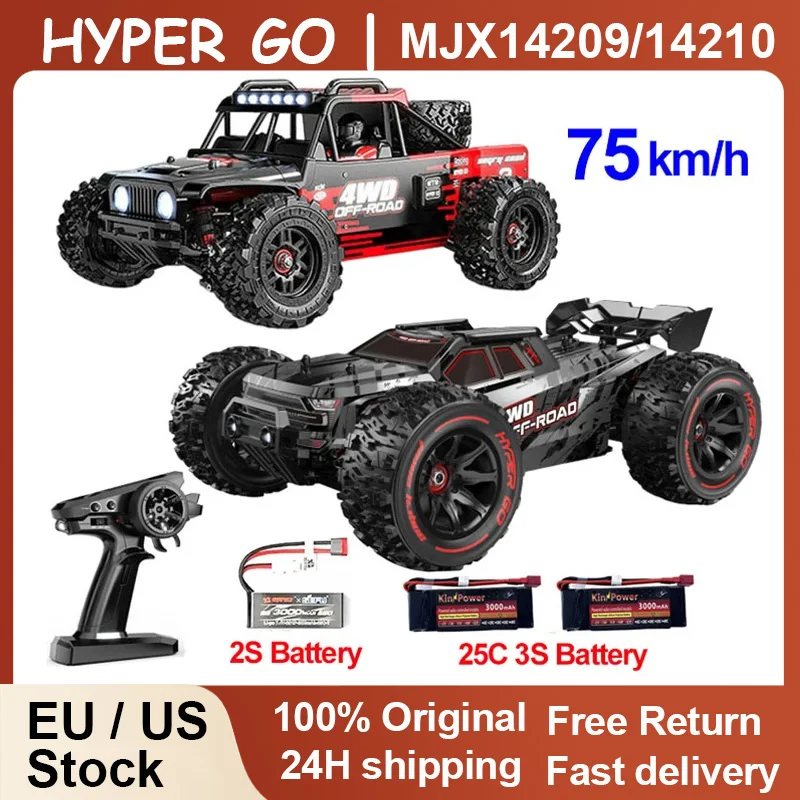 MJX 14209 14210 V3.0 1/14 RC Car 75km/h Brushless Hyper Go 2.4G Remote Control 4WD Off-road Racing RC Truck Electric Hobby Toy MJX 14209 14210 V3.0 1/14 RC Car 75km/h Brushless Hyper Go 2.4G Remote Control 4WD Off-road Racing RC Truck Electric Hobby Toy
