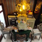 Wooden Doll House 3D Puzzle Assembly Building Model Kit Production Small Room Toys Home Bedroom Decoration With Furniture Light 3