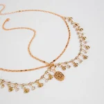 Bohemia Headband Shell Crystal Hair Accessory Chain Jewelry Women Metal Head Chain Headpiece For Party 4