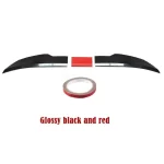 Universal 3pcs Sedan Rear Trunk Tail Rear Wing Spoiler 46.06-50.0inch Adjustable DIY Refit Boot Wings Spoiler Car Accessory 5
