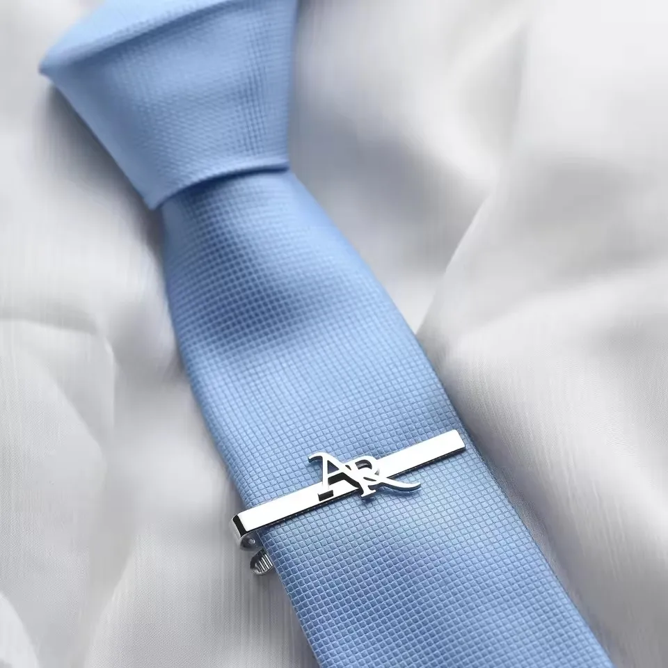 Sipuris Custom Initial Name Tie Clip For Men Stainless Steel Personalized Tie Clasp Trendy Fashion Jewelry Weddings Gifts Sipuris Custom Initial Name Tie Clip For Men Stainless Steel Personalized Tie Clasp Trendy Fashion Jewelry Weddings Gifts