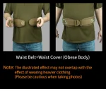 Tactical Belt 3 IN 1 Laser Cut Quick Release Buckle MOLLE Combat Shooting Belt with Inner Belt & Back Support Pad 5