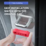 SEAMETAL Car Door Shock Absorber Universal Car Door Buckle Soundproof Deadener Damper Cushion Anti-Vibration Buffer Pad 3