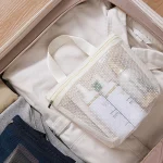 Mesh Makeup Toiletry Storage Bags Handbags Portable Travel Washing Body Shower Tools Organizer Hanging Cosmetic Organizer Pouch 4