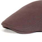 Cotton Newsboy Caps Men Women Hat Soft Casual Beret Solid Unisex Retro Hat Driver Flat Cap The waiter Cap 5