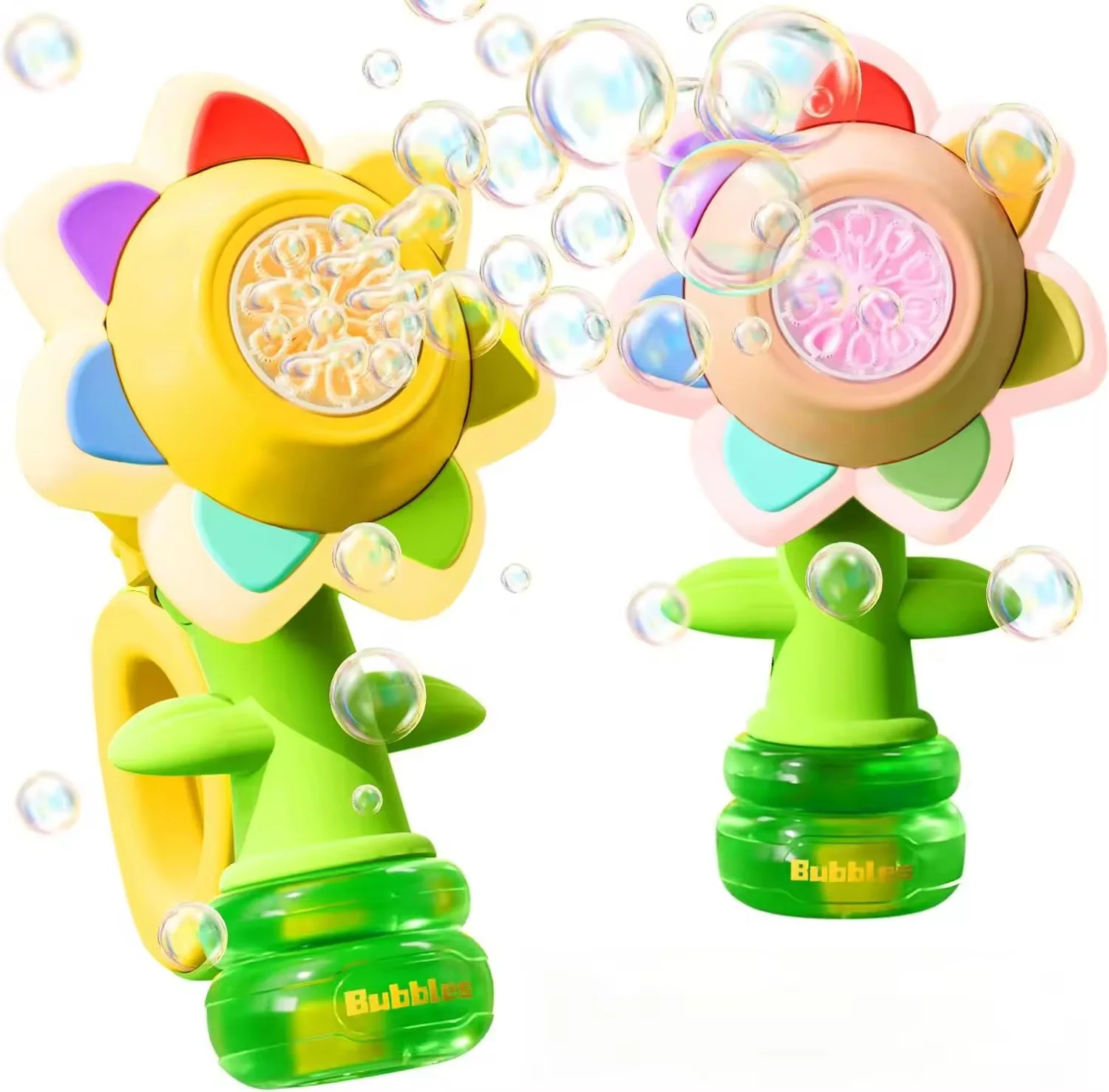 3-speed Adjustment Sunflower Bubble Machine Adjustment Automatic Portable Blowing Bubble Bath Toy Night Light Birthday Party 3-speed Adjustment Sunflower Bubble Machine Adjustment Automatic Portable Blowing Bubble Bath Toy Night Light Birthday Party