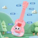 Mini Guitar Instrument Can Play Music Simulation Toy Ukulele Kids Guitar Toy Girl Boy Beginners Birthday Gift 4