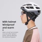 ROCKBROS Winter Warm Cycling Hats Outdoor Sports Thermal Fleece Biker Caps Windproof MTB Road Skiing Hiking Cycling Headgear Hat 3