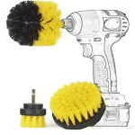 Free shipping 3 pcs/set electric scrubber drill clean brush for baseus official store car gadgets and accessories