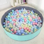 100PCS Outdoor Sport Ball Colorful Soft Water Swim Pool Ocean Wave Ball Baby Eco-Friendly Stress Air Ball Tent Toys 3