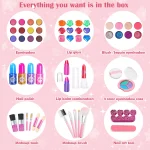 Kids Washable Makeup Girl Toys - Kids Makeup Kit for Girl, Real Make Up Set, Little Girls Makeup Kit for Toddler Kid Children Pr 2