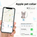 Pet Bluetooth GPS Tracker Dog Mini Tracking Movement Alert Collars Anti Lost Tracker for Cats and Puppies Remote Global Locator 2