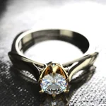 Pure 18K Gold Ring for Women Moissanite Rings with Natural Gemstones Luxur Jewelry Couples Women's Wedding Valentine's Day Gifts 5