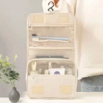 High Quality Travel Makeup Bag Waterproof Toiletries Organizer  Women Neceser Bathroom Hook Wash Pouch Hook Makeup Storage Bag 2