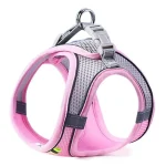 Cat Dog Harness Vest Chest Rope Set Reflective Breathable Adjustable Pet Harness for Small Medium Dogs Outdoor Walking 4