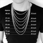 Vnox Cuban Chain Necklace for Men Women,Basic Punk Stainless Steel Curb Link Chain Chokers,Vintage Gold Color Solid Metal Collar 6