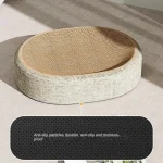 2in1 Oval Sisal Cat Scratcher Bed Wear-resistant Cat Nest Furniture Protection Grinding Claw Toy 5