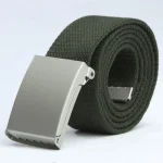 Men's Belt Fashion New Unisex Trousers Belt Women's Belt Canvas Belt Breathable Outdoor Tactical For Jeans Adjustable Waist Belt 5