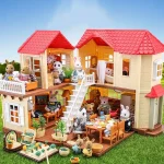 1:12 Forest Family Dollhouse Furniture Montessori Miniature Doll House Kitchen Bedroom Bathroom Accessories For Girl Gifts 6