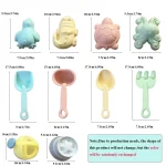 11/5/1 PCS Beach Sand Play Water Set Folding Bucket Summer Toys for Children Kids Outdoor Game Sandbox Accessories Color Random 6