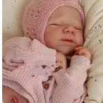 18-20Inch Cuddly Full Body Soft Viny Pascale Bebe Reborn Girl With Painted Hair Handmade Lifelike Realistic Reborn Baby Girl 4