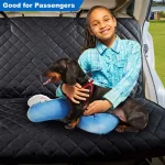 Dog Car Seat Cover Waterproof Pet Dog Carriers Travel Mat Hammock For Small Medium Large Dogs Car Rear Back Seat Safety Pad 3