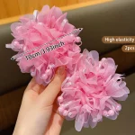2 little girls pink cute headband hair accessories for children 2