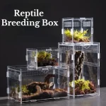 Reptile Habitat Terrarium Breeding Box Acrylic Case Nano Arboreal Tarantula Enclosure Spider Scorpion Bearded Dragon Habitat 2
