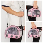 Portable Cat Carrier Bag Pet Cat Dog Bird Rabbit  Travel Bags Breathable Mesh Outdoor Tent Carrier Outgoing Pets Handbag 6