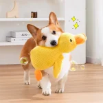 Cute dog Toy Stomping Duck Bite Resistant Grinding Teeth Cleaning Large Dog Interactive Entertainment Puppy Boredom Plush Toy 6