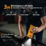Power Bank 2000A Jump Starter Portable Charger Car Booster 12V Auto Starting Device Emergency Car Battery Starter 3
