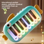 Baby Music instruments Montessori Electronic Multifunctional Music Pocket Piano Keyboard Toy Learning Educational Games for Kids 2