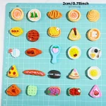 Mini Food Toys Mixed Style Resin Food Doll Kitchen Mini Food Statue DIY Accessories Halloween Christmas Gifts 6