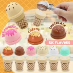 Ice Cream Counter Playset For Kids Montessori Pretend Play Food Toys Kitchen Accessories With Coin Role Play For Kids Girls Boys 4