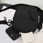 Men's and women's single-shoulder bags, crossbody bags, solid-colored single-shoulder small bags, lightweight mobile phone bags 3
