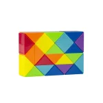 Colored Magic Cube Toys Magic Rule Snake Multi-color Puzzle Fidget Toys Decompression Transformable Cubes Educational Toys 6