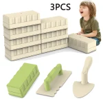 Children Beach Toys Shovel Sandbox Castle Building Sand Brick Walls Molds Tools Winter Outdoor Snow Play Games Kids Sands Toys 2