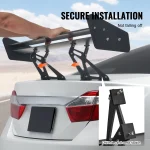 SucceBuy GT Wing Car Spoiler 53.1 inch Universal Spoiler with Double Deck Car Rear Spoiler Wing, Racing Spoiler BGW/JDM Drift 6
