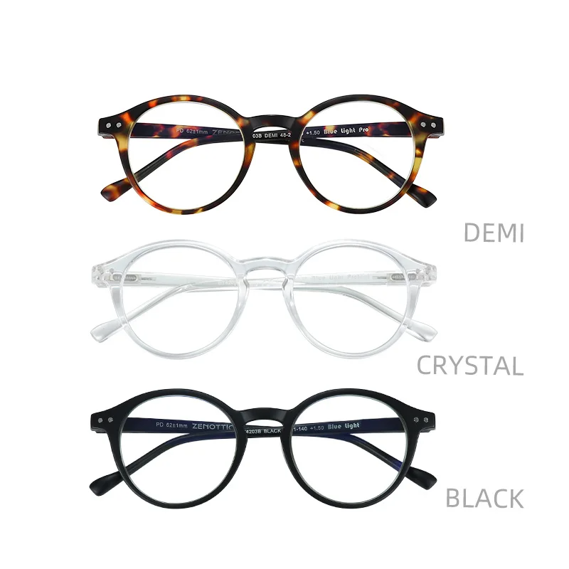 Anti Blue Light Reading Glasses for Men and Women, Diopter +0 to +4.0 - Image 1