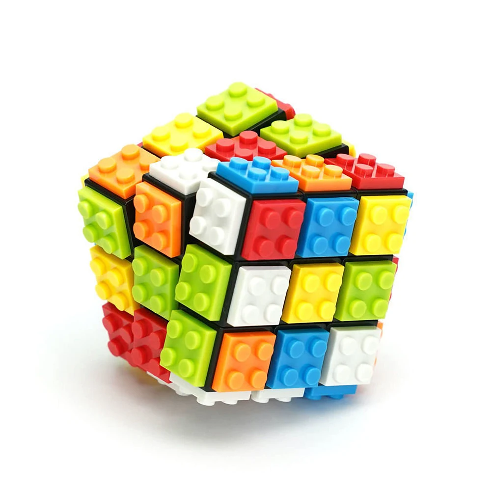 Building Blocks 3D Magic Puzzle Cube 3x3x3 DIY Fidget Toy Brick Anti Stress Relief Sensory ADHD Educational Game for Kids Adult Building Blocks 3D Magic Puzzle Cube 3x3x3 DIY Fidget Toy Brick Anti Stress Relief Sensory ADHD Educational Game for Kids Adult