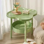 Creative Coffee Table Modern Minimalist Table Living Rooms Mobile Storage Rack Corner Table Cream Sofa Bedroom Cabinet Bedside 4