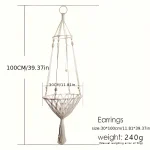 Extra Large Hand-woven Cotton Rope Cat Hammock 40cm/15.75in Super Load-bearing Durable Fits 2 Cats | 24-hour Shipping 5