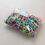 100/300/500Pcs Hair Bands for Children Colorful Nylon Scrunchie Hair Ties Rubber Band Kids Elastic Leagues Girl Hair Accessories 6