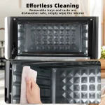 Deli 1300W 6-in-1 Air Fryer Toaster Oven, 13QT Convection Oven for Baking & Air Frying, Stainless Steel 4
