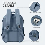 Laptop Bag Travel Backpack for Women Large Capacity Easyjet Carry-Ons 45x36x20 Backpack Ryanair 40x20x25, Men's Cabin Backpack 5