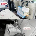 2pcs Adorable 3D Cartoon Cat Car Seat Headrest Hooks - Universal Vehicle Storage Organizer for Handbags, Purses, Coats - Cute Ca 4