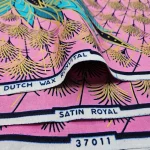 100% cotton wax printed fabric, printing with golden pearl powder, DIY making and sewing clothes, dress, shoes and bag 3