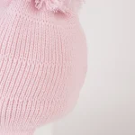 Winter Warm Knitted Baby Hats for Girls Pom Pom Kid Toddler Boys Beanies Cap with Fleece Lining 3